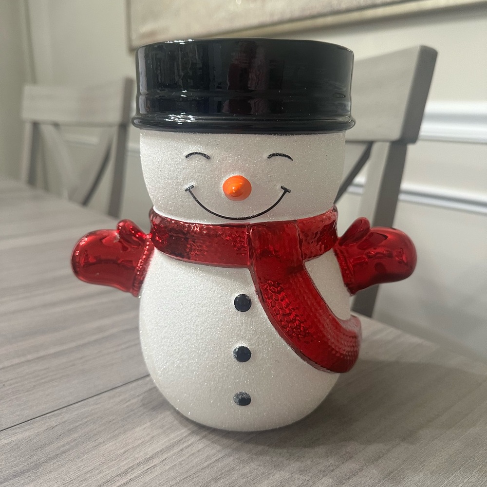 Bath & Body Works Snowman Candle Holder